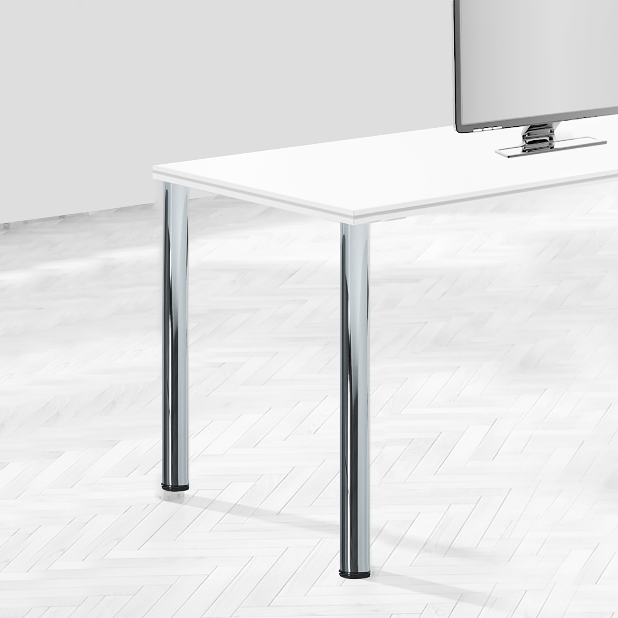 Pernas para mesa, D. 60 mm, reguláveis 830 - 850 mm em aço, 4 un. - Image 2