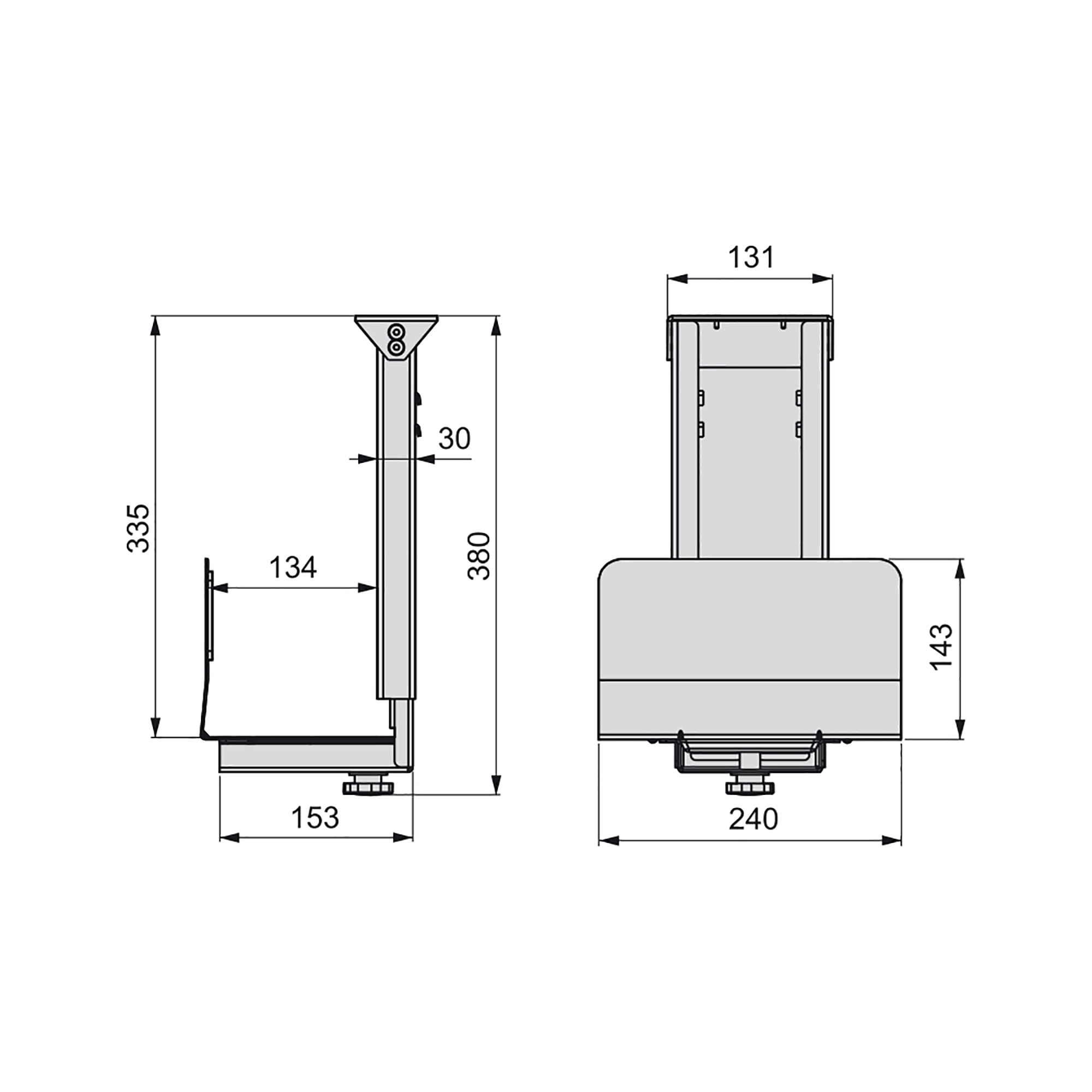Suporte CPU, Aço, Cinza metalizado - Image 5
