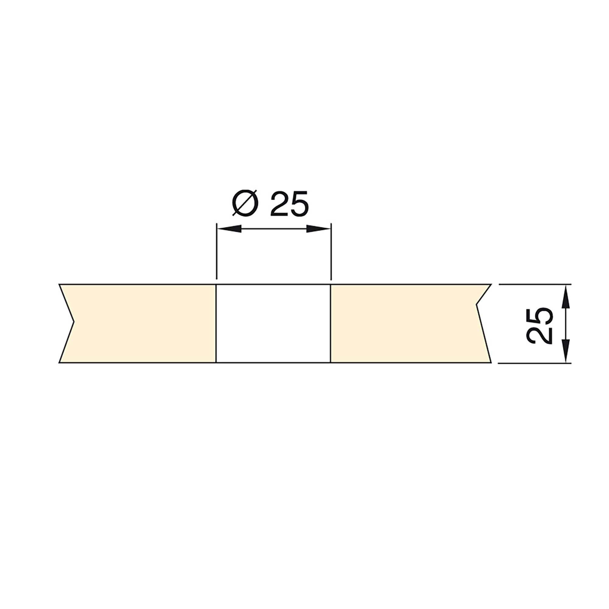 Conector redondo, para encastrar no móvel, 2 entradas USB, D. 37 mm, Plástico, Cinza metalizado - Image 4