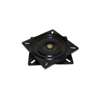 Base giratória TV, Carga 100 Kg, Aço, Negro
