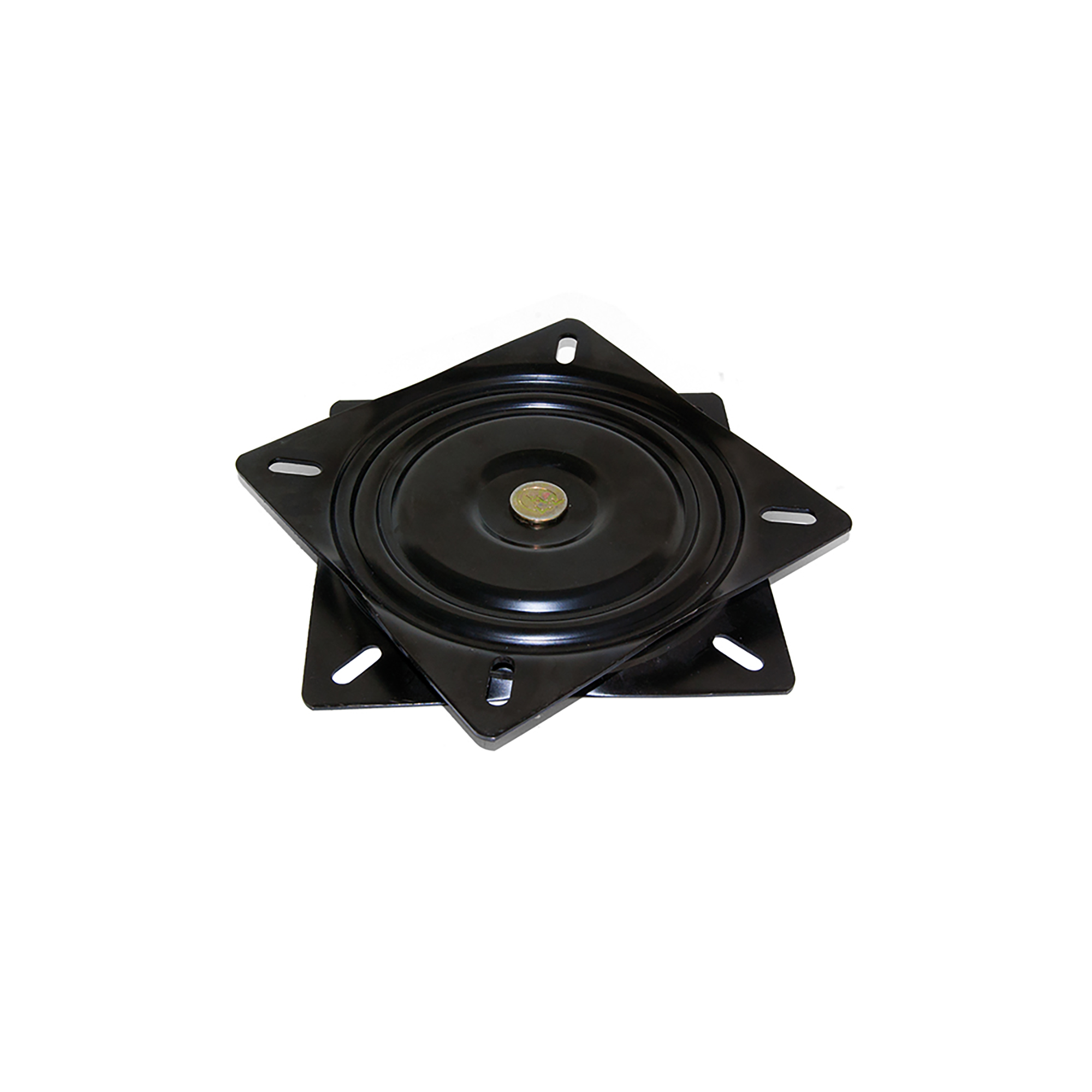 Base giratória TV, Carga 100 Kg, Aço, Negro