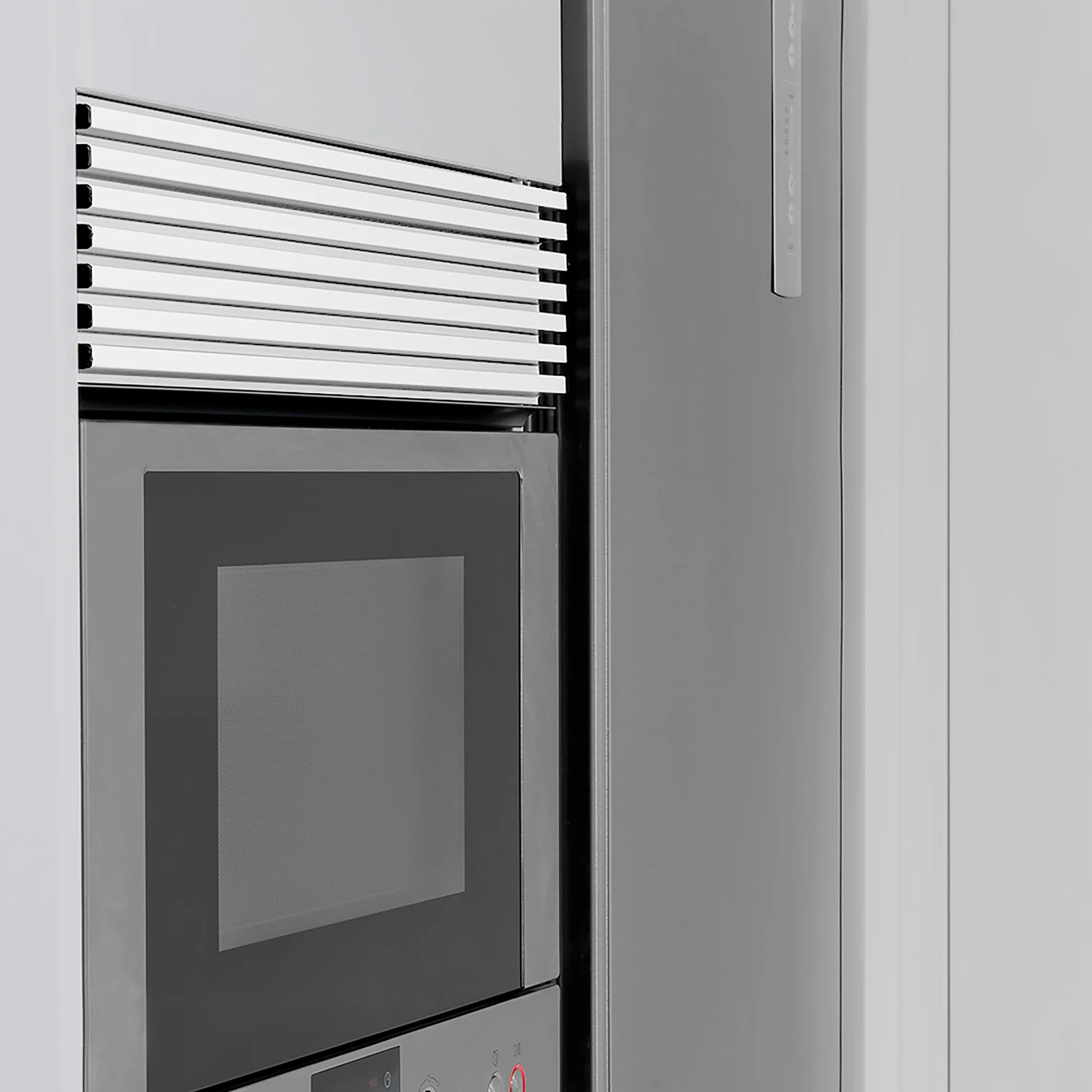 Grelha forno, módulo 600 mm, Alumínio, Anodizado inox