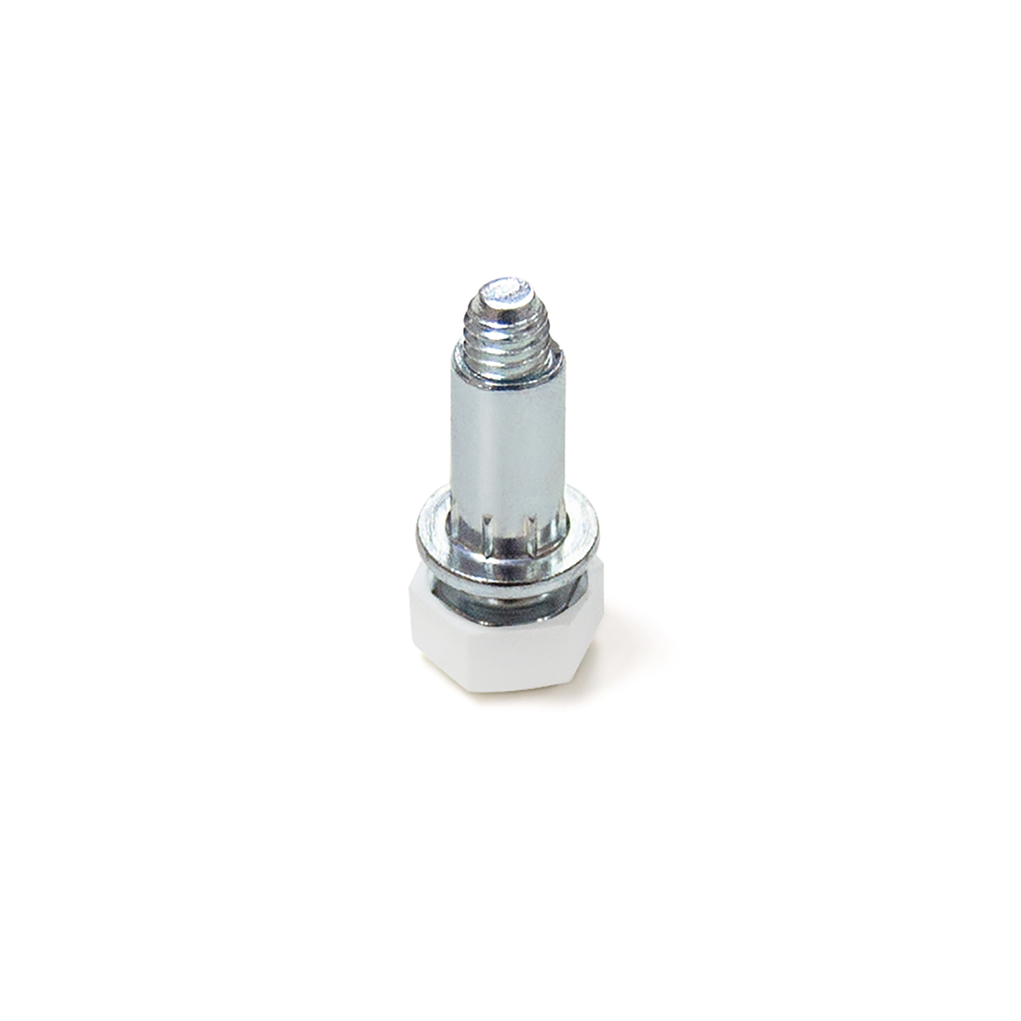 Pés nivelador para móvel, base hexagonal, M6, com porca, regulação 18 mm, Aço e plástico, 20 un. - Image 2