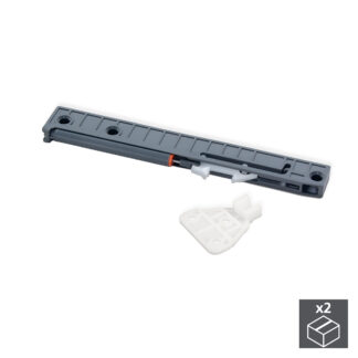 Mecanismo de fecho suave para gaveta Ultrabox, 350 - 500 mm, Plástico, Cinza