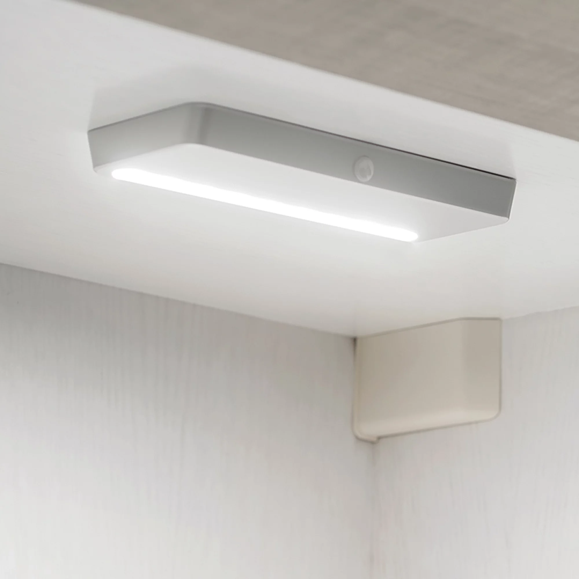 Luz LED recarregável, sensor movimento, Luz branca natural, Plástico, Cinza metalizado - Image 8