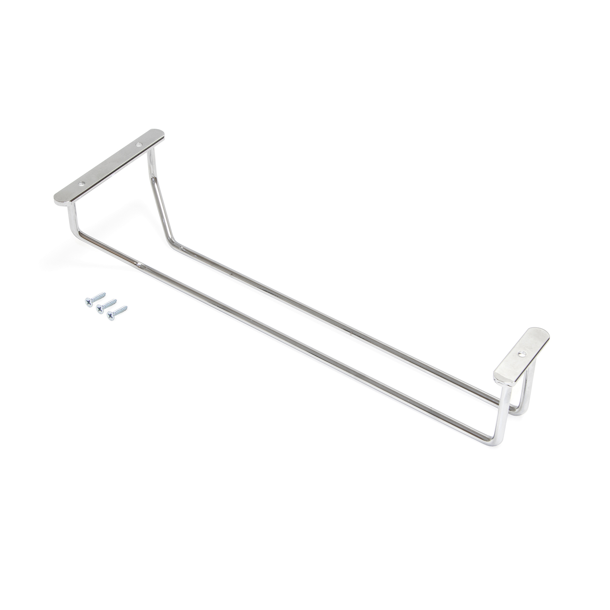 Suporte para copos, 340 mm, aço, acabamento cromado - FCL