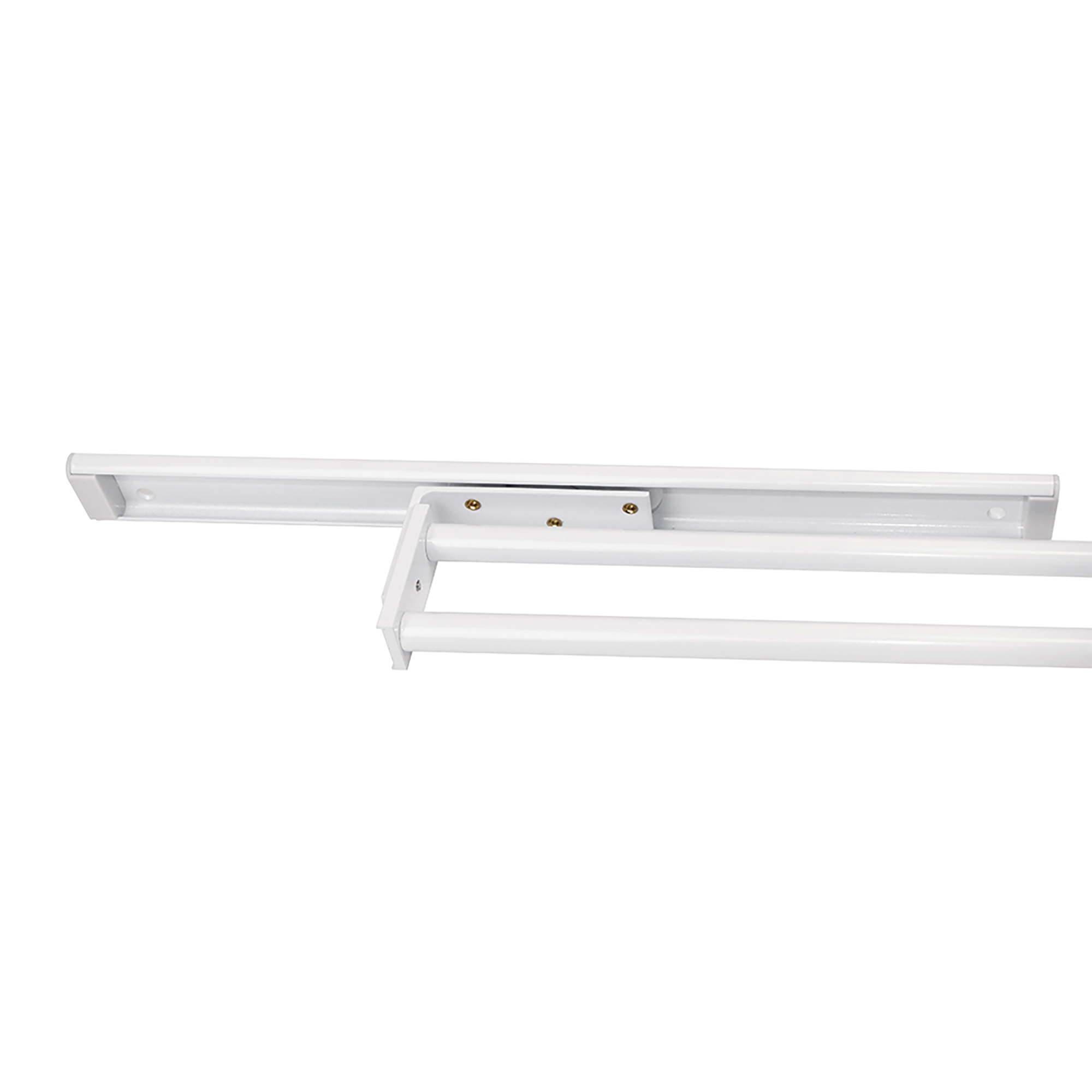 Toalheiro extensível, 2 braços, 310 mm, Alumínio, Branco - Image 2