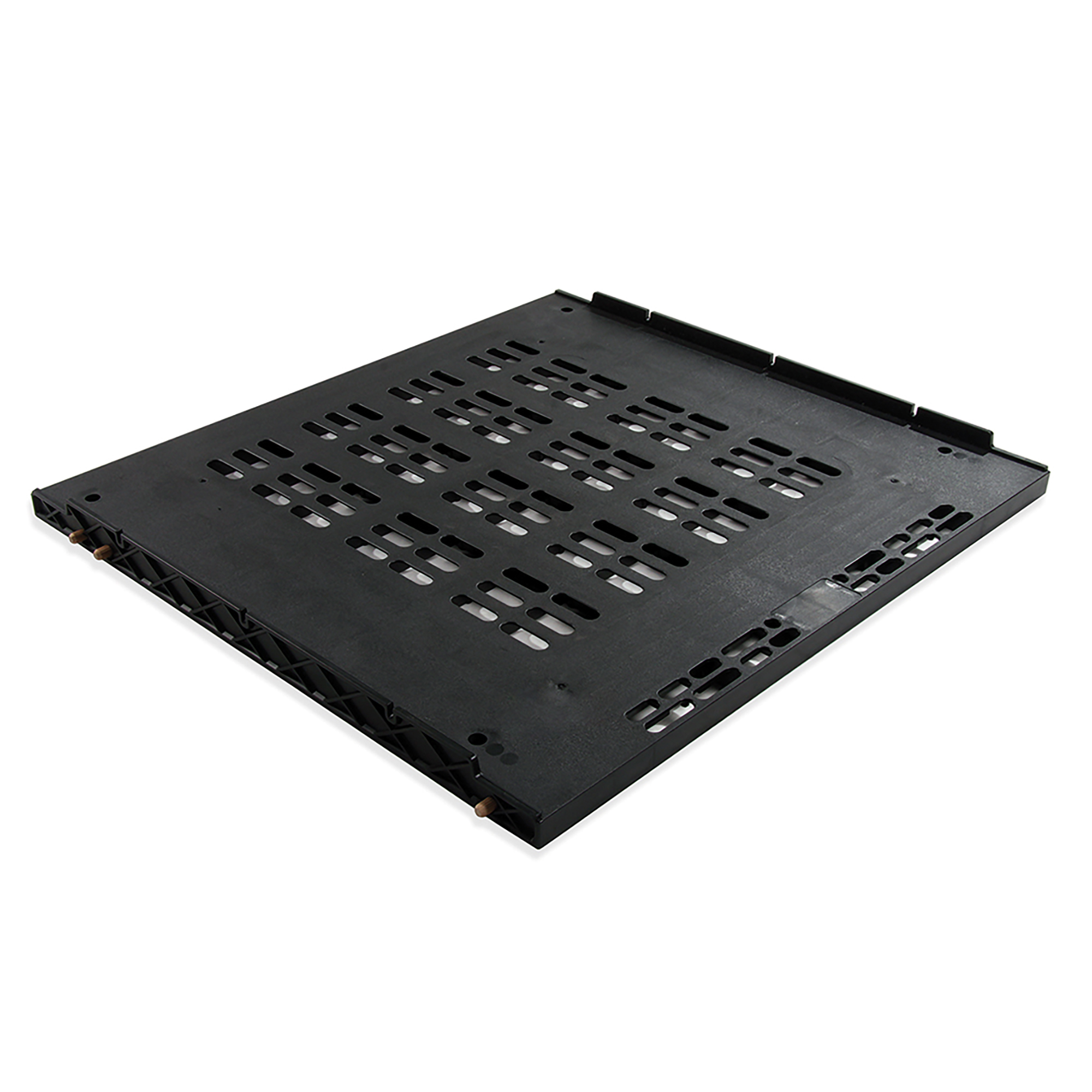 Base ventilação frigorífico, Módulo 600 mm, Plástico, Negro