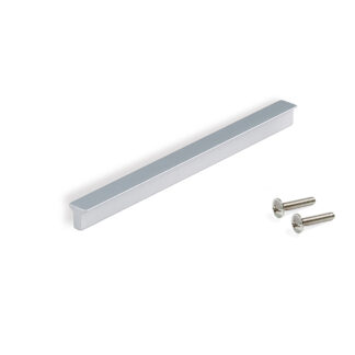 Puxadores para móvel, distância entre furos de 160 mm, Alumínio, Anodizado mate