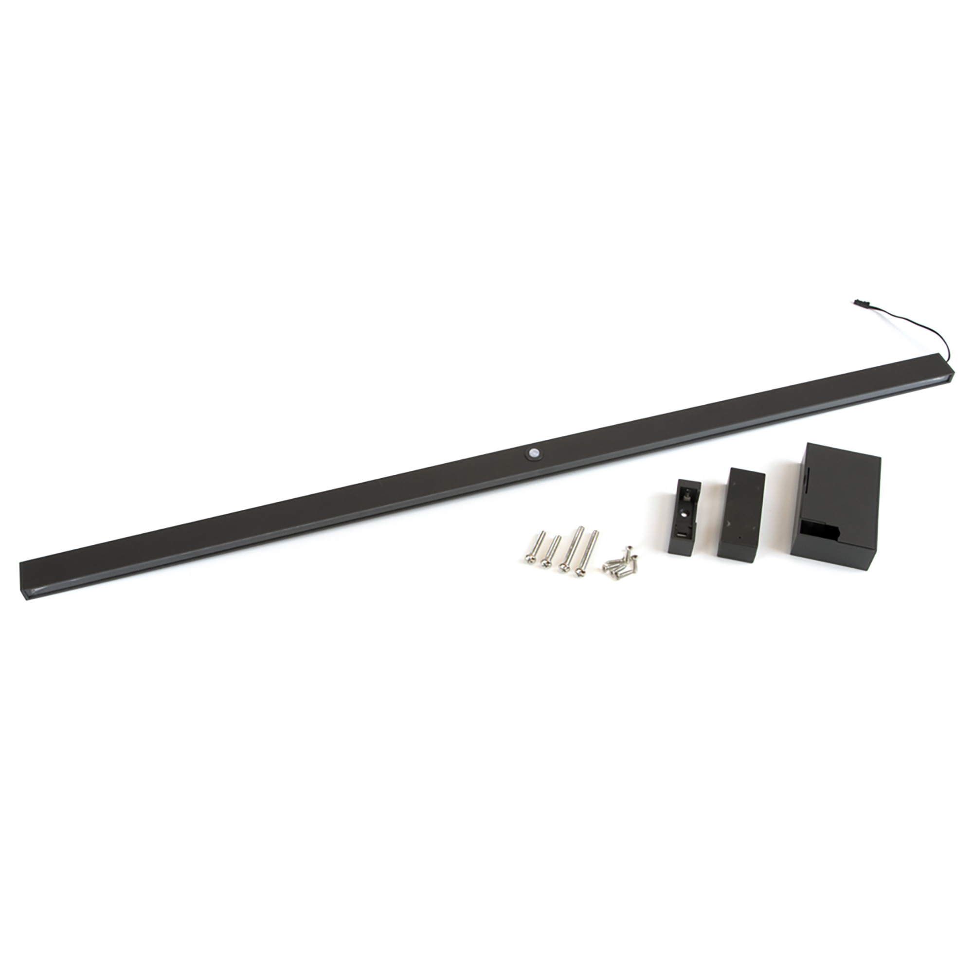 Varão de roupeiro Castor com luz LED, bateria removível e sensor de movimento, Pintado moka, 1 ud. - Image 5