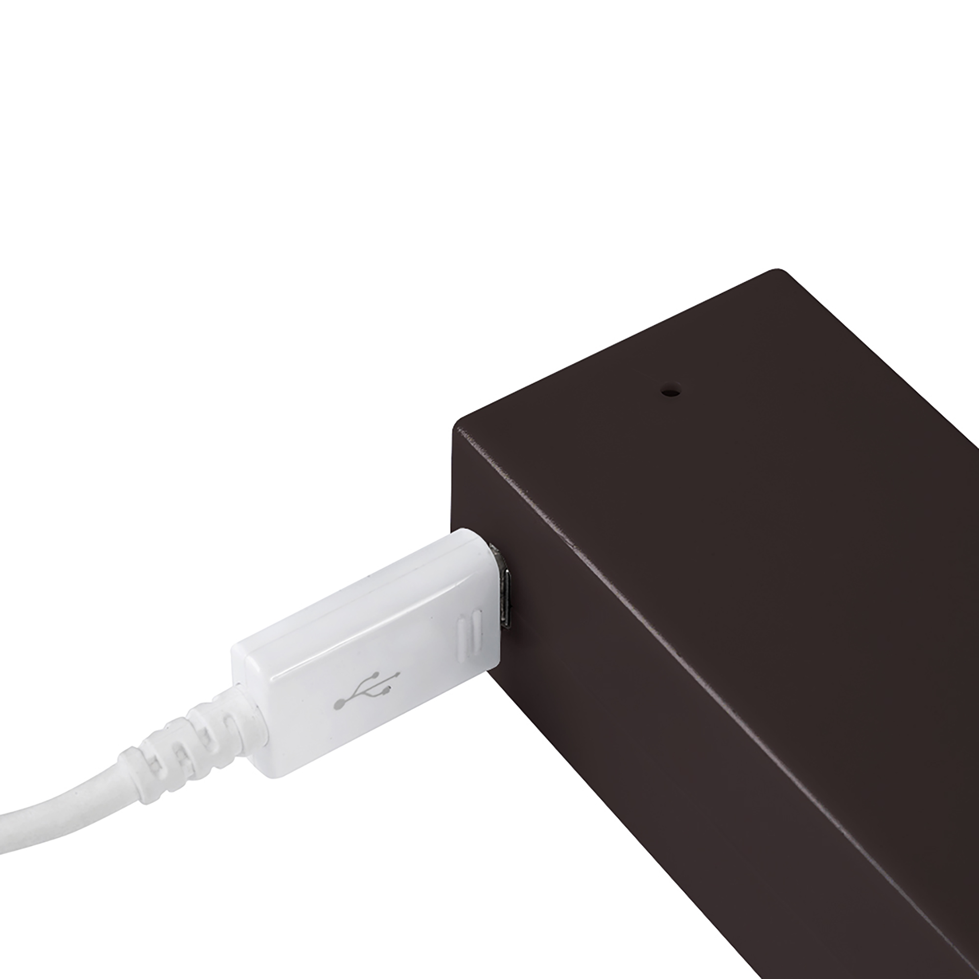 Varão de roupeiro Castor com luz LED, bateria removível e sensor de movimento, Pintado moka, 1 ud. - Image 7