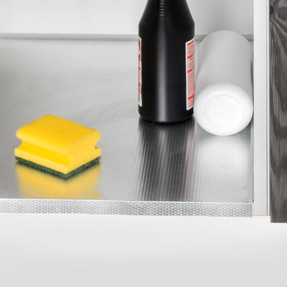 Fundo lava-loiças para móvel de cozinha, espessura 16 mm, Aluminio - Image 6
