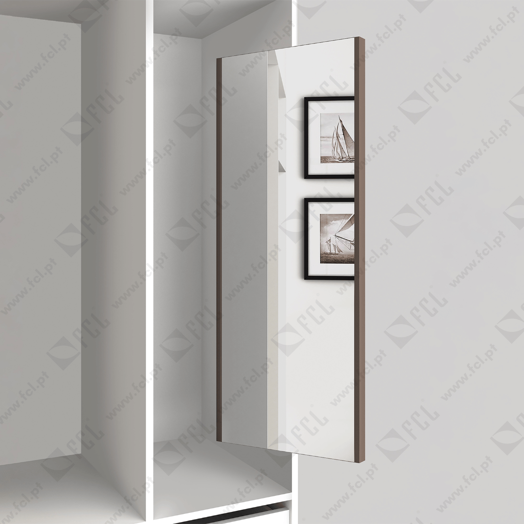 Espelho extraível roupeiro regulável 340x1000mm - FCL