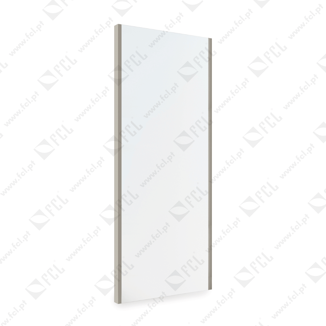 Espelho extraível roupeiro regulável 340x1000mm em cor de pedra - FCL