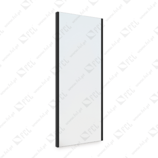 Espelho extraível roupeiro regulável 340x1000mm em preto texturado - FCL