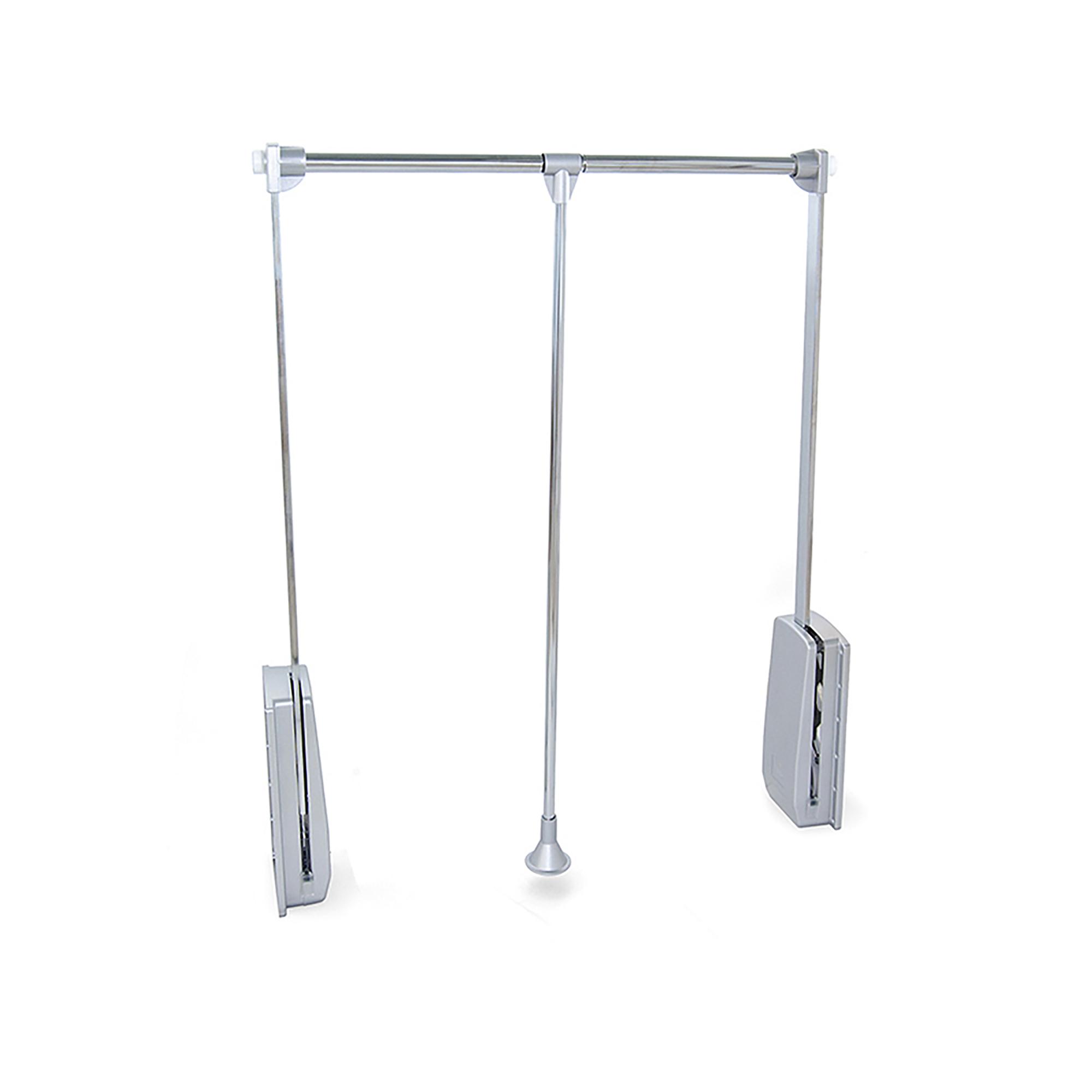Varão basculante para roupeiro, regulável, até 12 kg em Aço