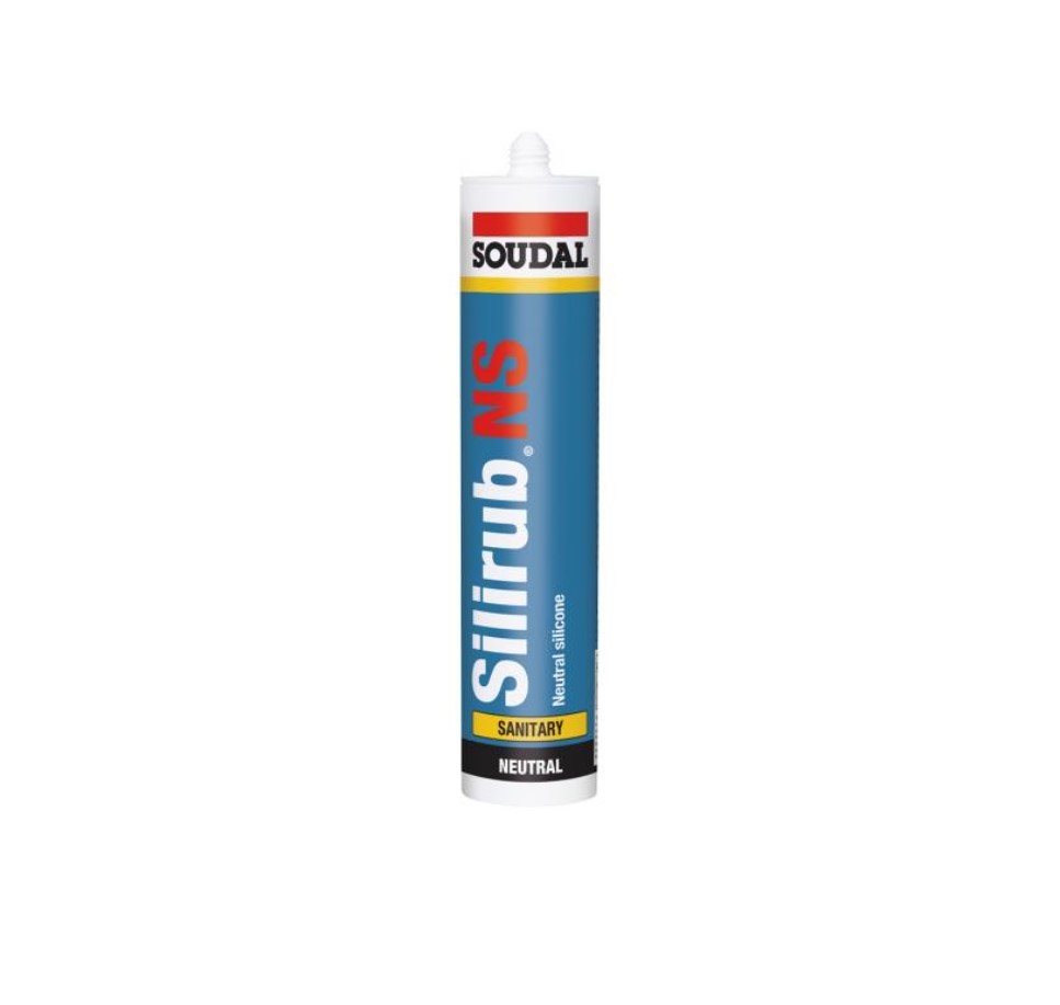 Silicone Silirub NS Soudal para Sanitários