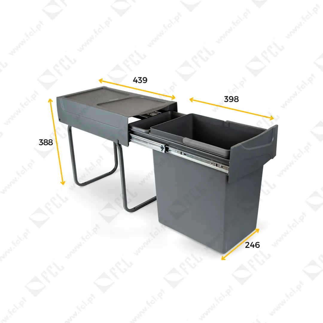 Balde do lixo reciclagem 20L - FCL