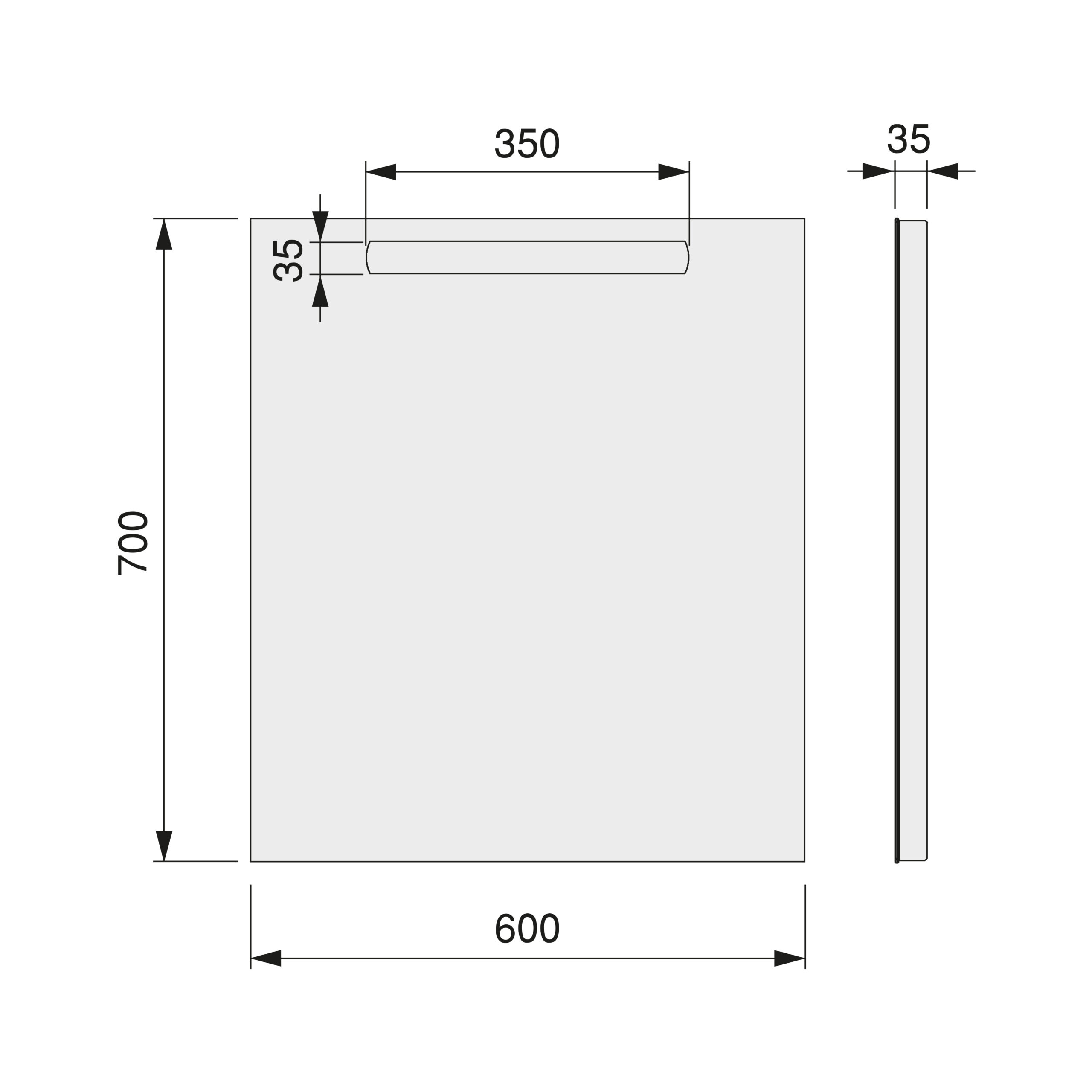Espelho para banho Pegasus com iluminação LED frontal 60x70cm - Image 6