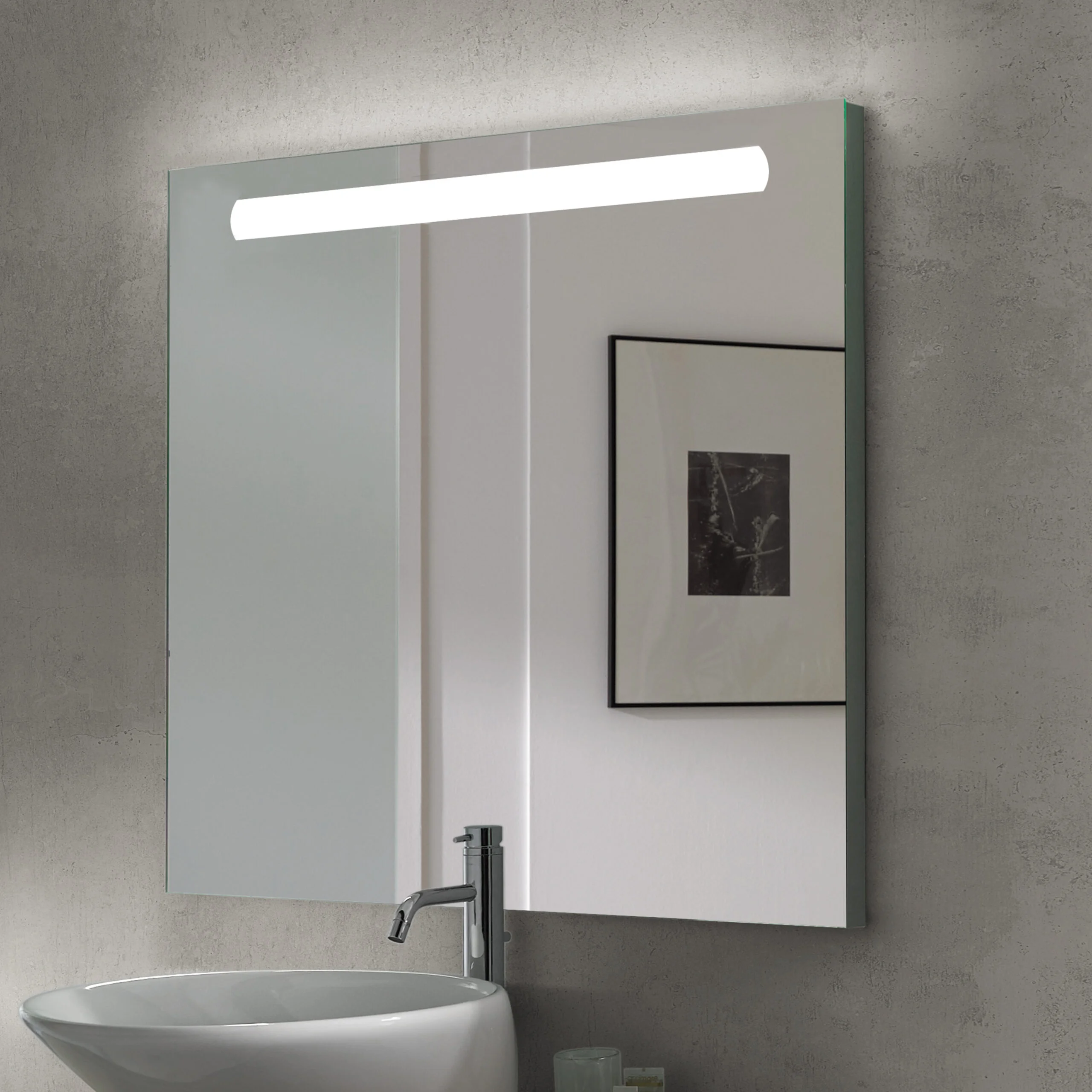 Espelho para banho Pegasus com iluminação LED frontal 60x70cm - Image 2