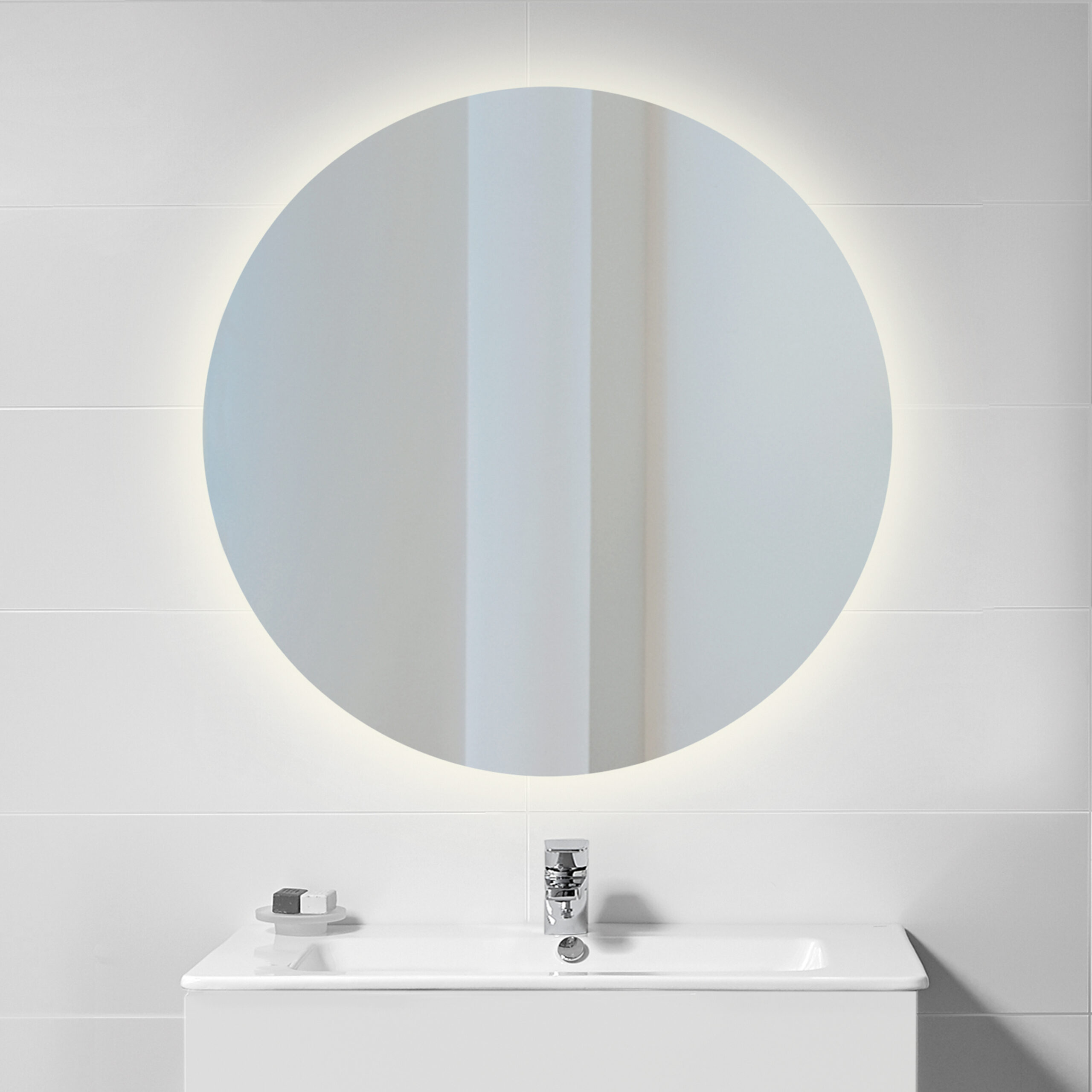 Espelho para banho Cassiopeia com iluminação LED decorativa Ø60 cm - Image 5