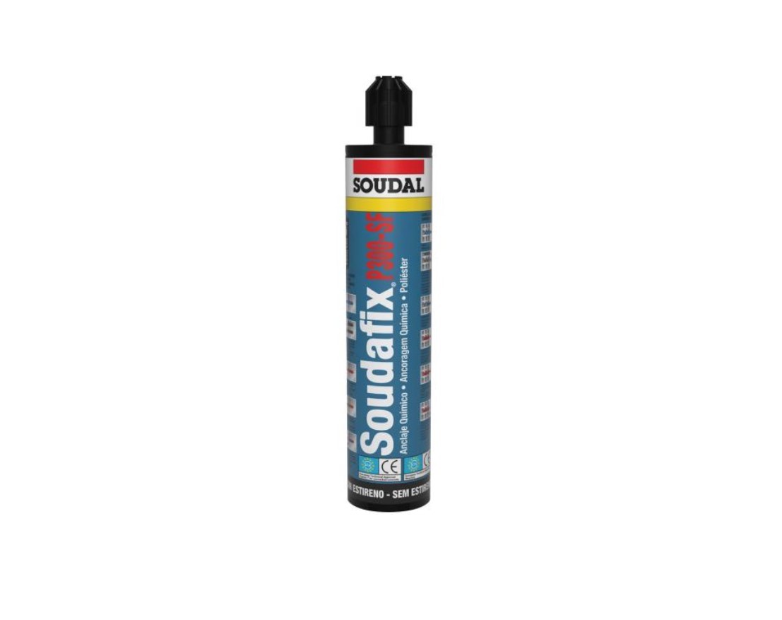 Resina quimica Soudafix P300-SF 280ml, Soudal, Poliester