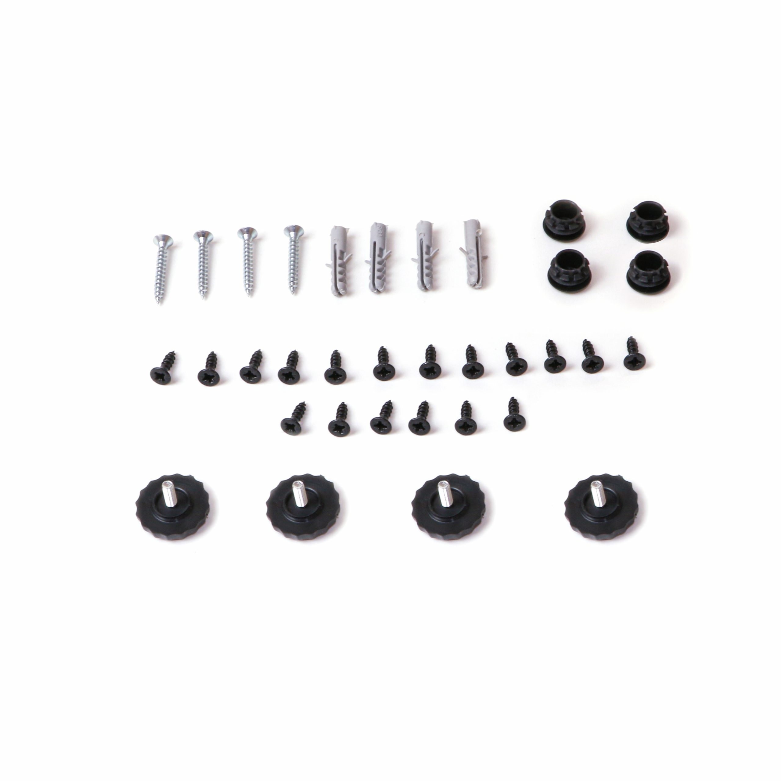 Estrutura para estante Lader, Altura 830-1790 mm, Aço, Pintado preto - Image 11