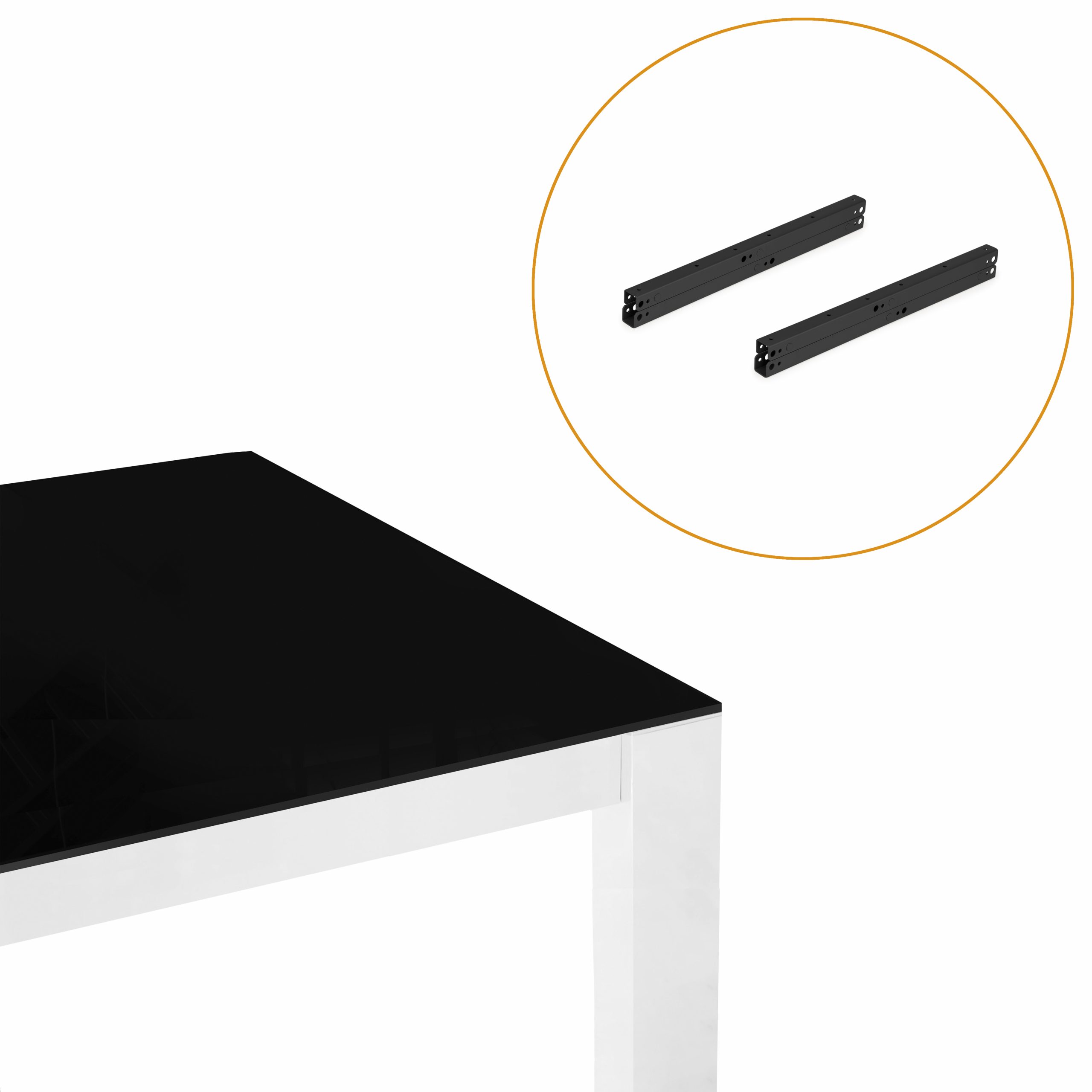 Jogo de 2 mecanismos elevatórios para mesas de centro de sala, Pintado, Aço, 2 un - Image 3