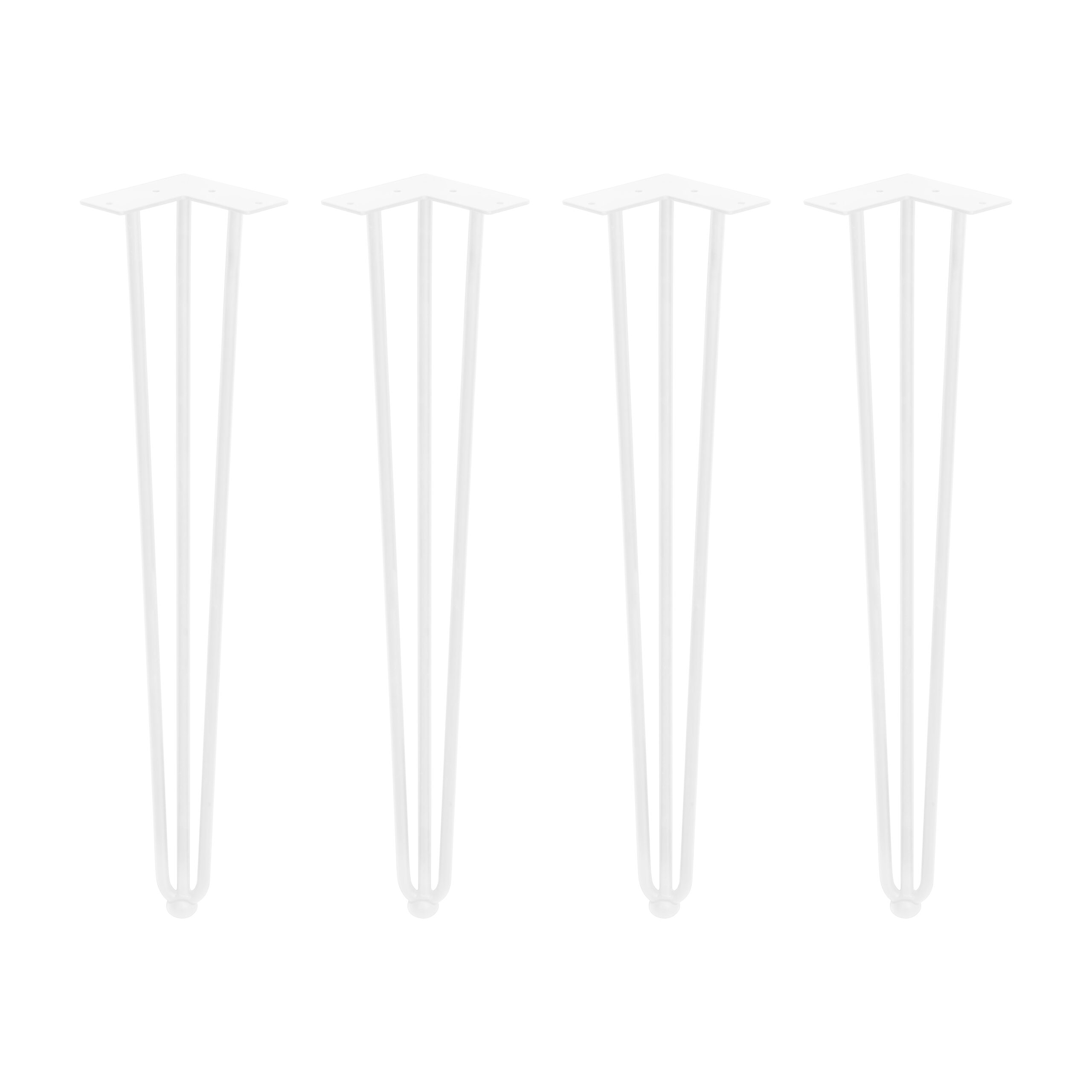 Jogo de quatro pernas Hairpin de 3 varões para mesa, altura 710 mm - Image 9