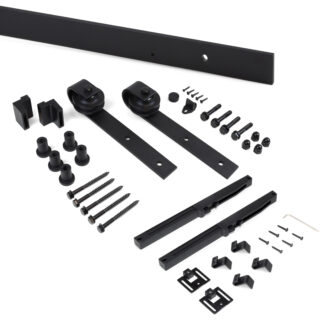Sistema Barn para portas de correr suspensas, fecho suave, painéis não incluídos, 60 Kg, aço.