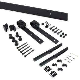 Sistema Barn para portas de correr suspensas, fecho suave, painéis não incluídos, 60 Kg, aço.