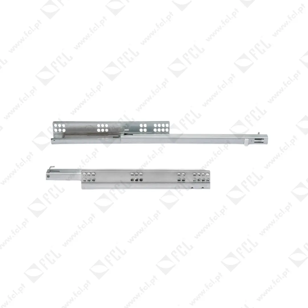 Corrediças ocultas, Silver, extraível com push - FCL