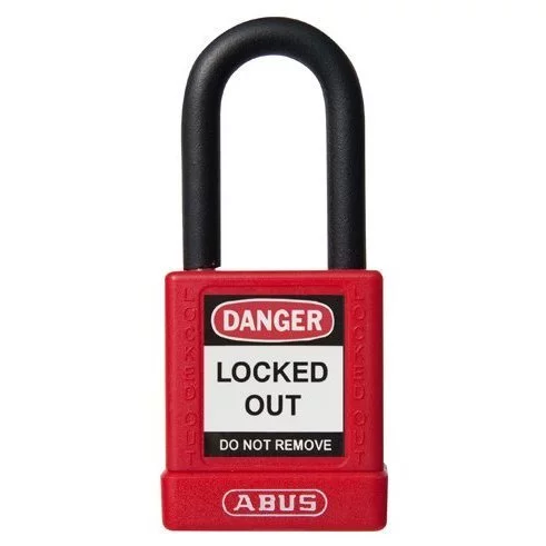 Cadeado Abus 74/40 vermelho - FCL