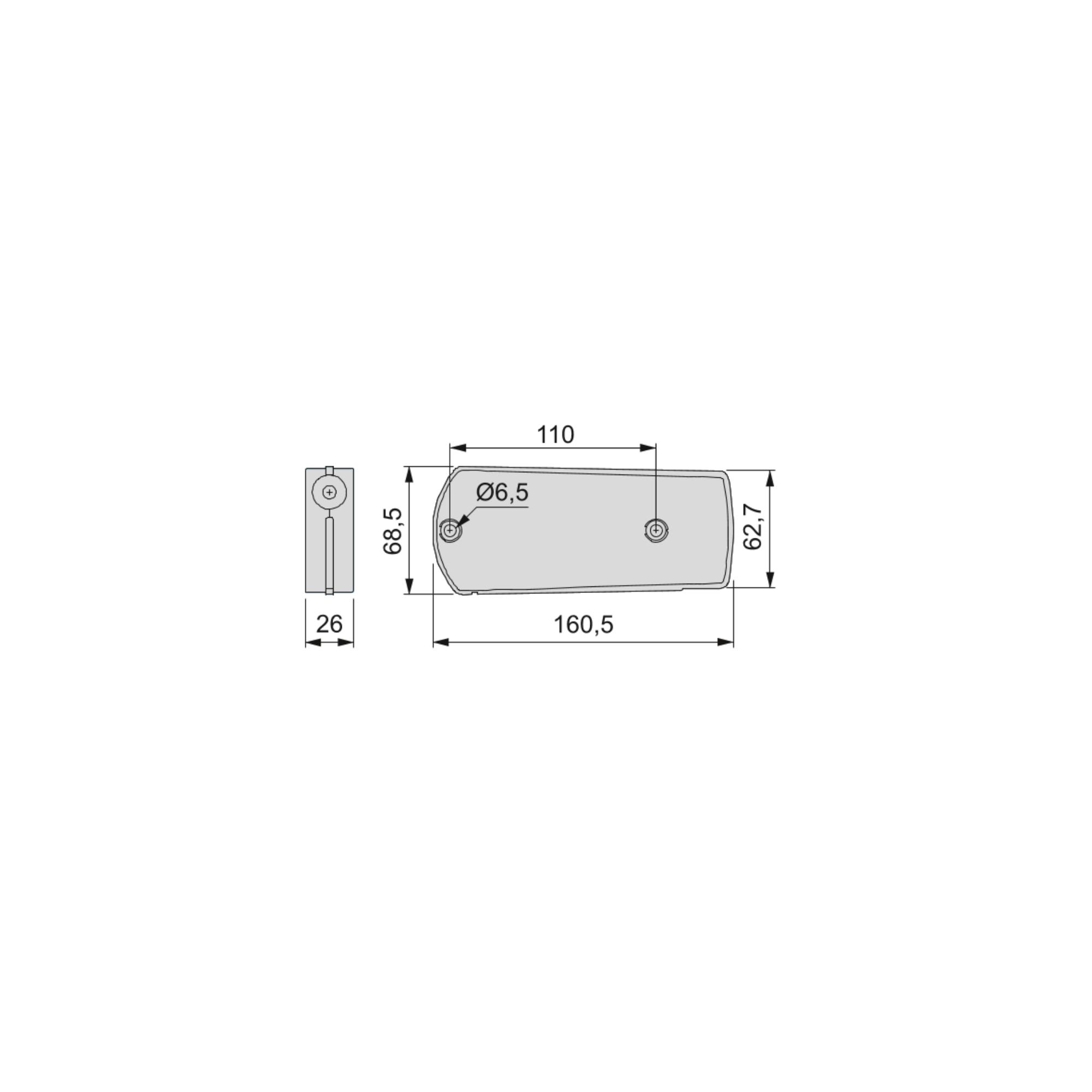 Mecanismo para portas rebatíveis Microwinch, cinza, Aço e Plástico - Image 6