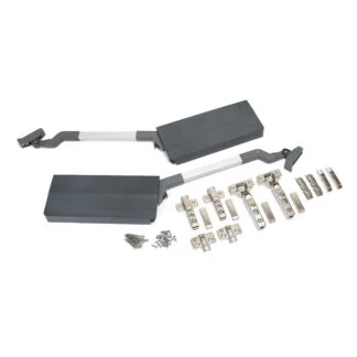 Bússola para levantar portas Agile Flap, Plástico gris antracite, Aço, 1 ud.