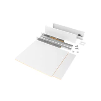 Kit de gaveta para cozinha e banho Vertex, com painéis incluídos, pintado branco - FCL