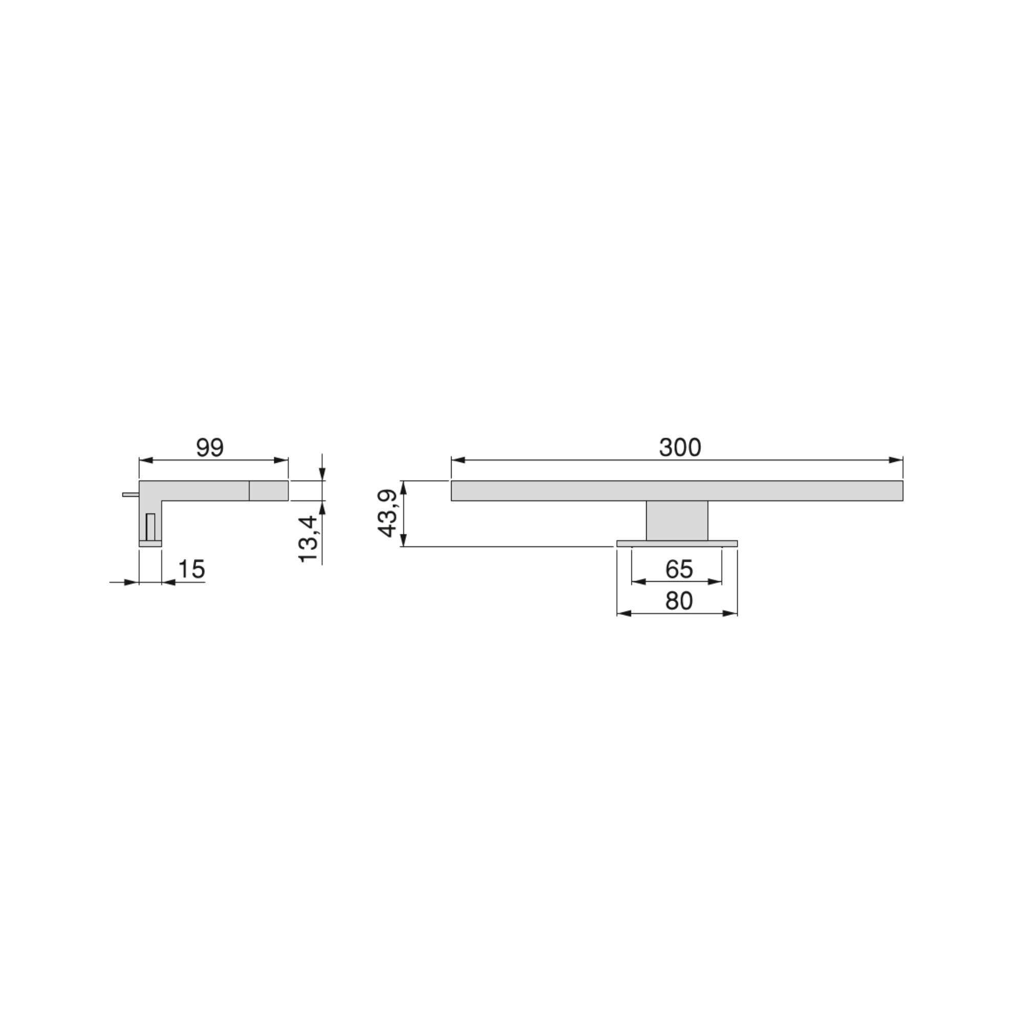 Foco LED para espelho do banho Virgo (AC 230V 50Hz), 6 W, Plástico - Image 8