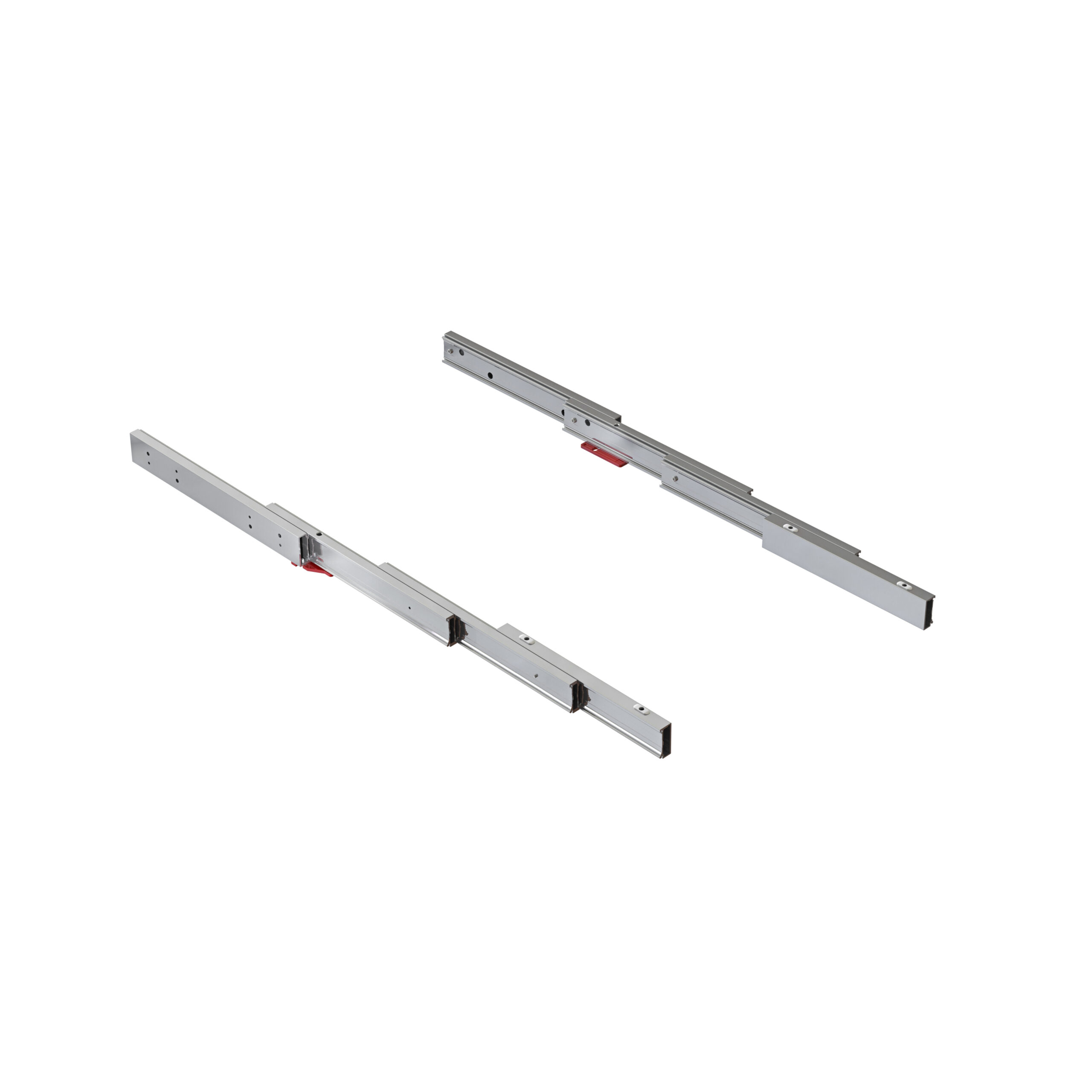 Corrediças para mesa extensível Lunch+39, Champanhe anodizado, Alumínio, 1 ud.
