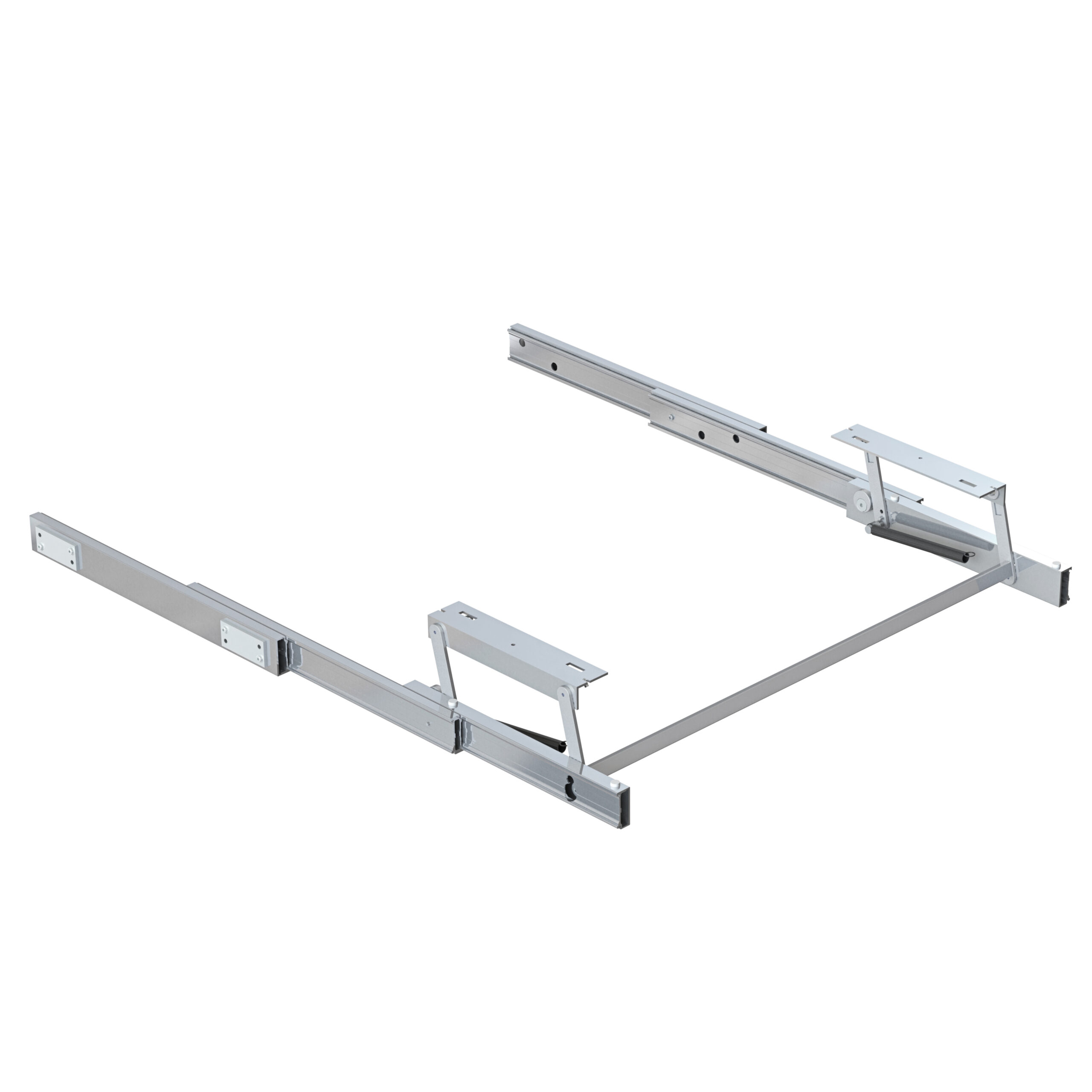 Corrediças para mesa extensível e elevatória Oplà Top, Champanhe anodizado, Alumínio, 1 ud.