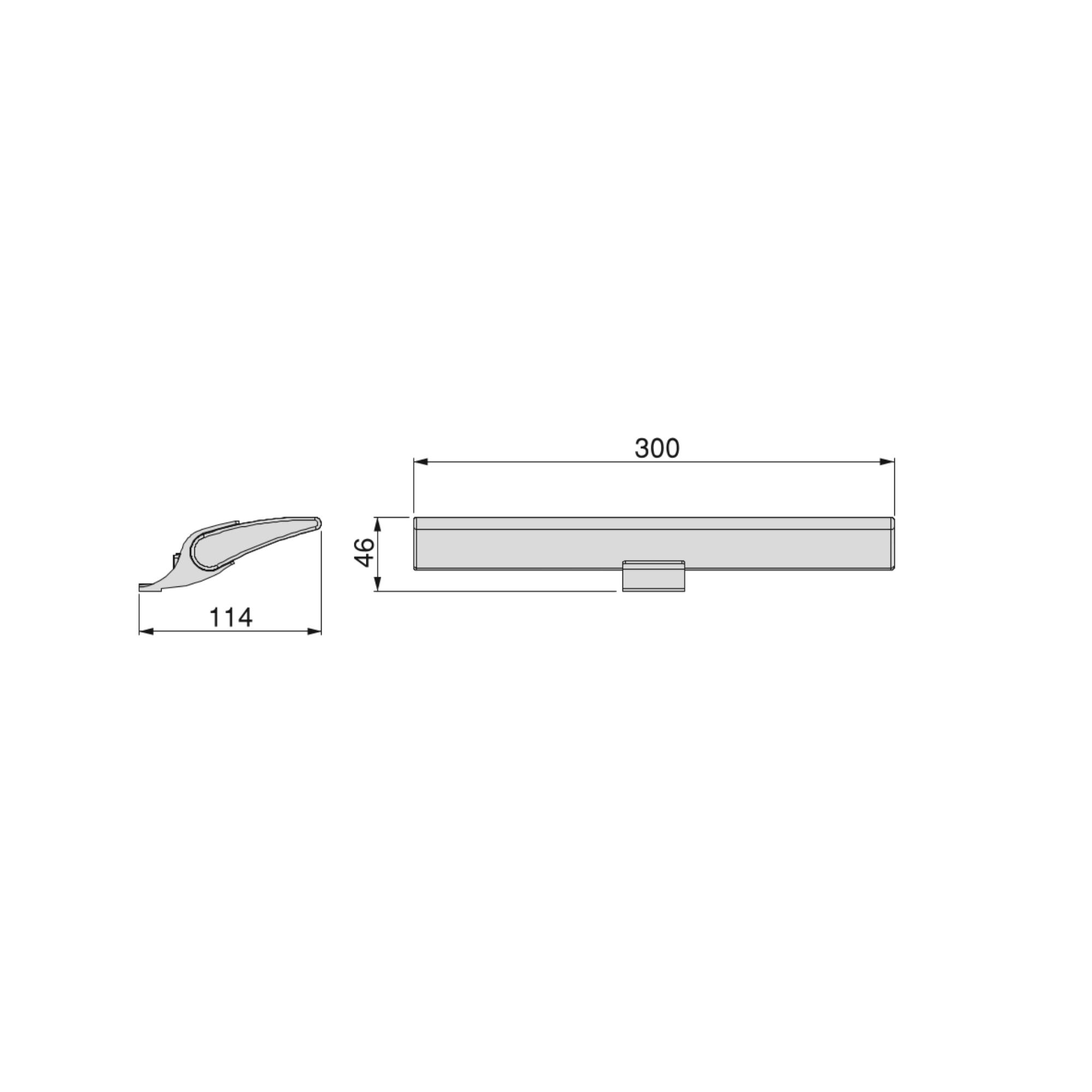 Foco LED para espelho de banho Aries (AC 230V 50Hz), 7 W, Cromado, Plástico e Alumínio - Image 4