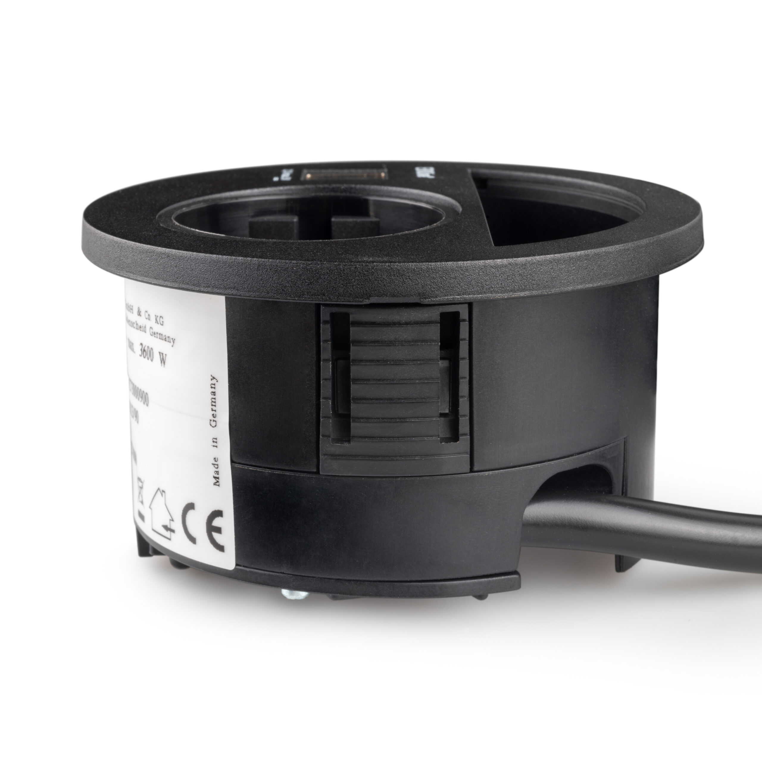 Multiconector Circle 80, Pintado preto, Plástico, 1 ud. - Image 6