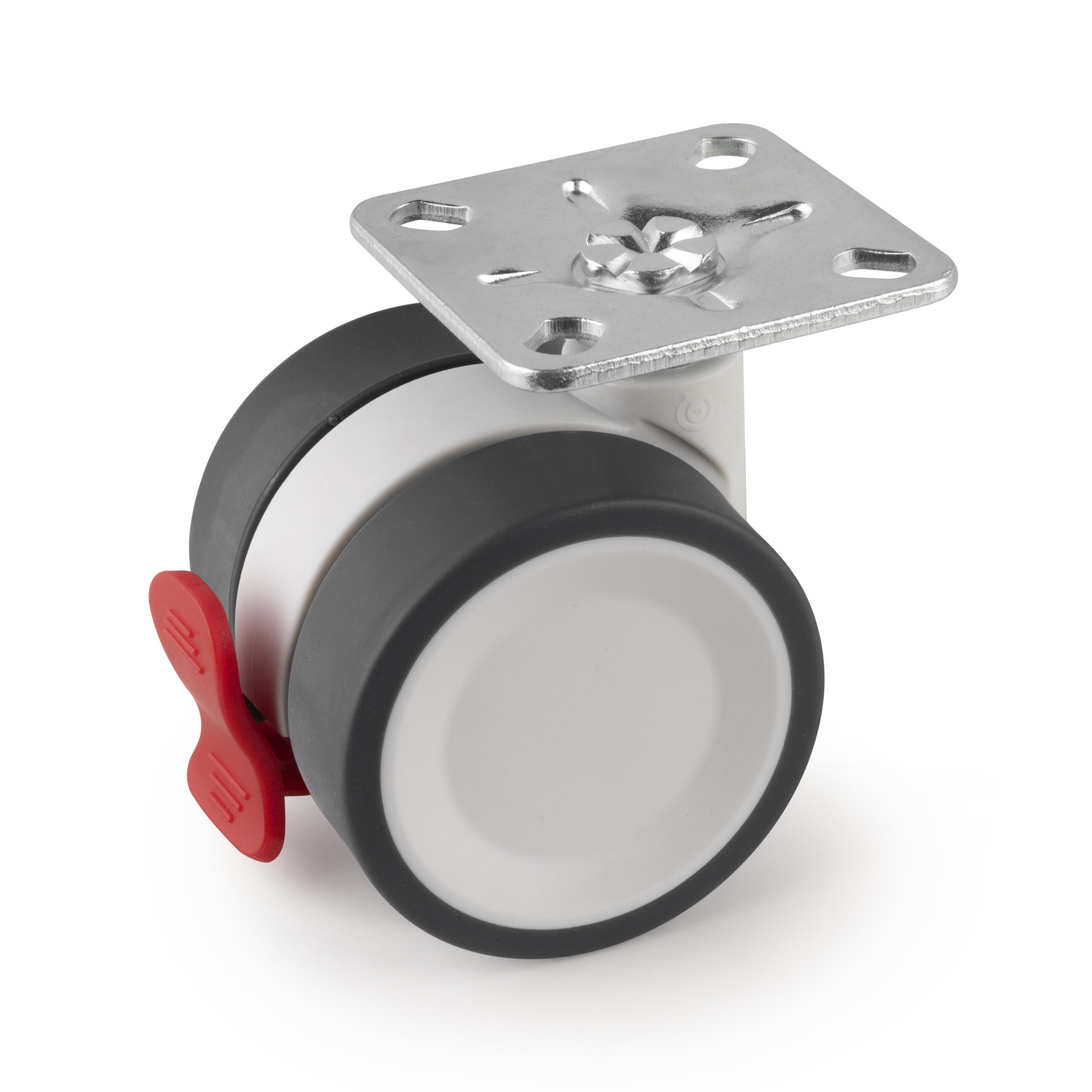 Kit de rodas Bowl 2 com placa de montagem, Ø 50, Aço e Plástico, 1 ud. - Image 5