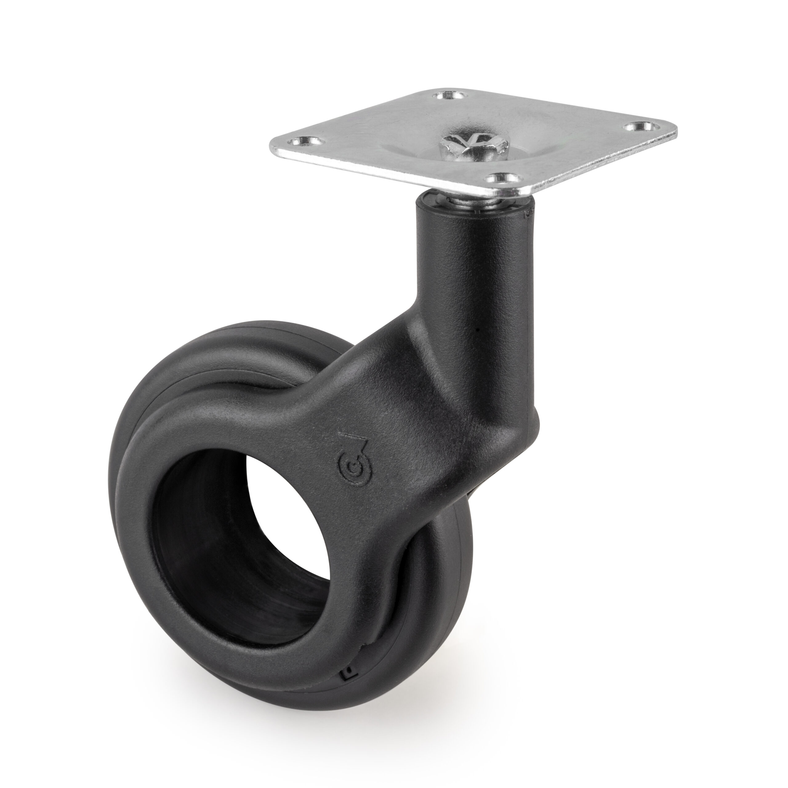 Kit de rodas Hole 2 com placa de montagem, Ø 60, Aço e Plástico - Image 7