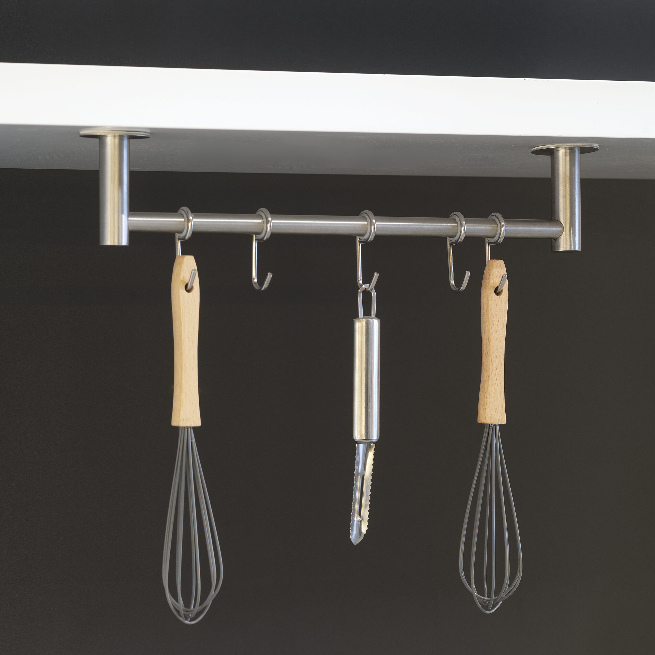 Suporte adesivo Supra de 5 ganchos, Aço inox, Aço inox, 1 ud. - Image 5