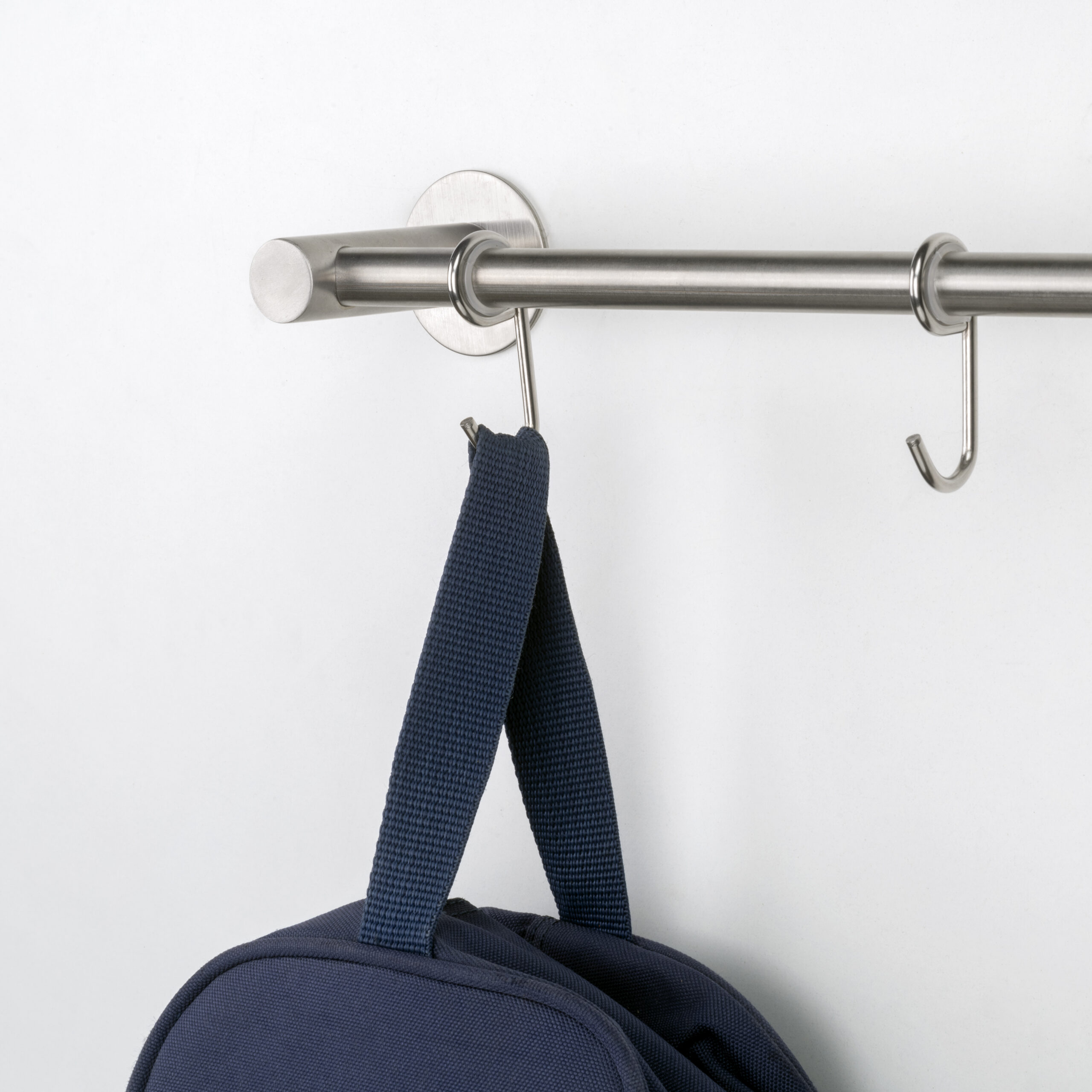Suporte adesivo Supra de 5 ganchos, Aço inox, Aço inox, 1 ud. - Image 4