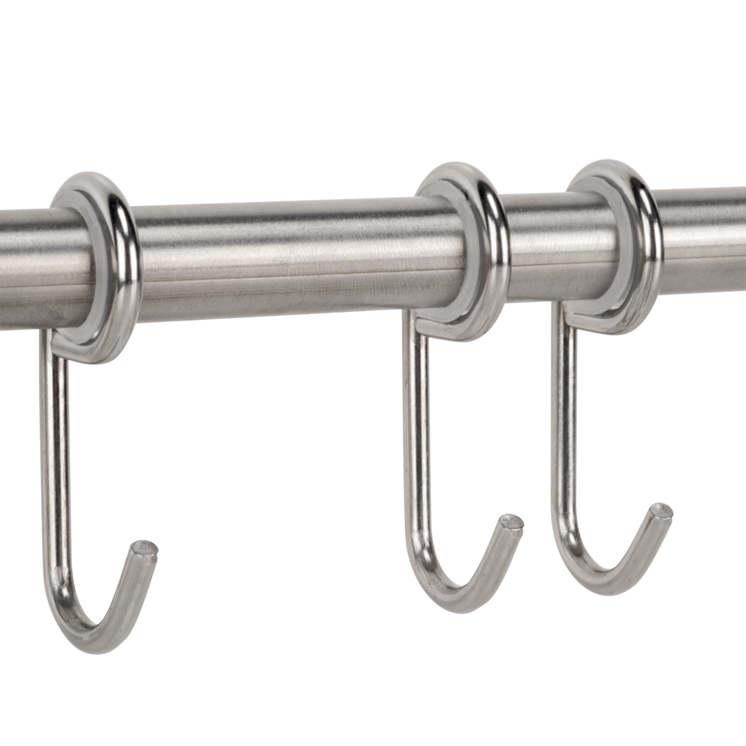 Suporte adesivo Supra de 5 ganchos, Aço inox, Aço inox, 1 ud. - Image 2