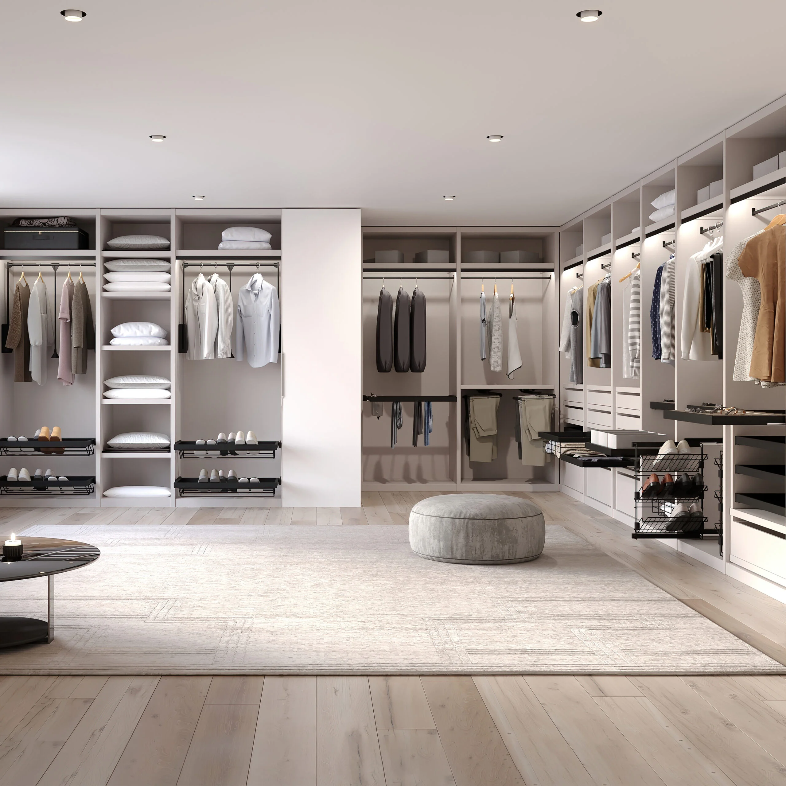 Gaveta sapateira para roupeiros e closets Hack, Aço, 1 lote de 2 un. - Image 3