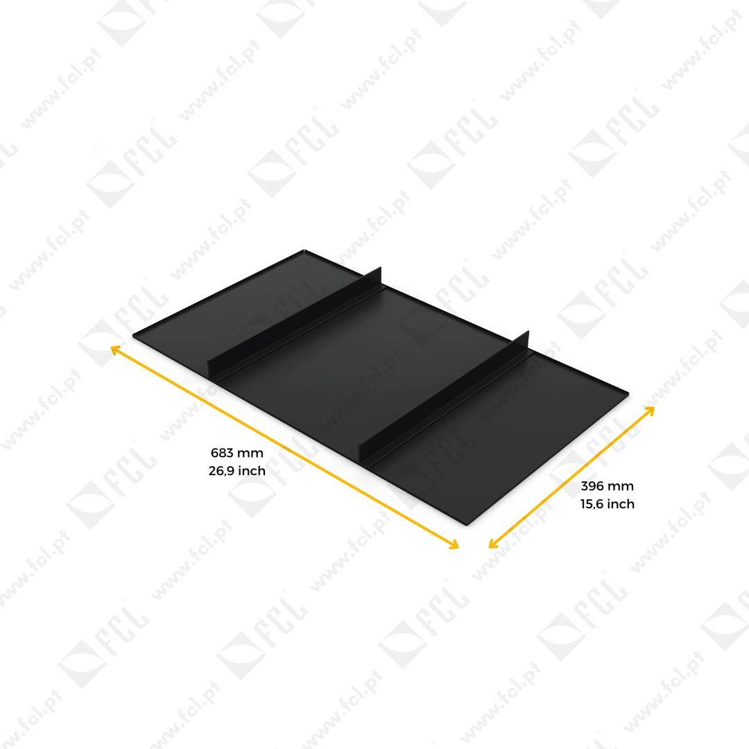 Bandeja ou prateleira 683 (M80) Preto texturado - FCL