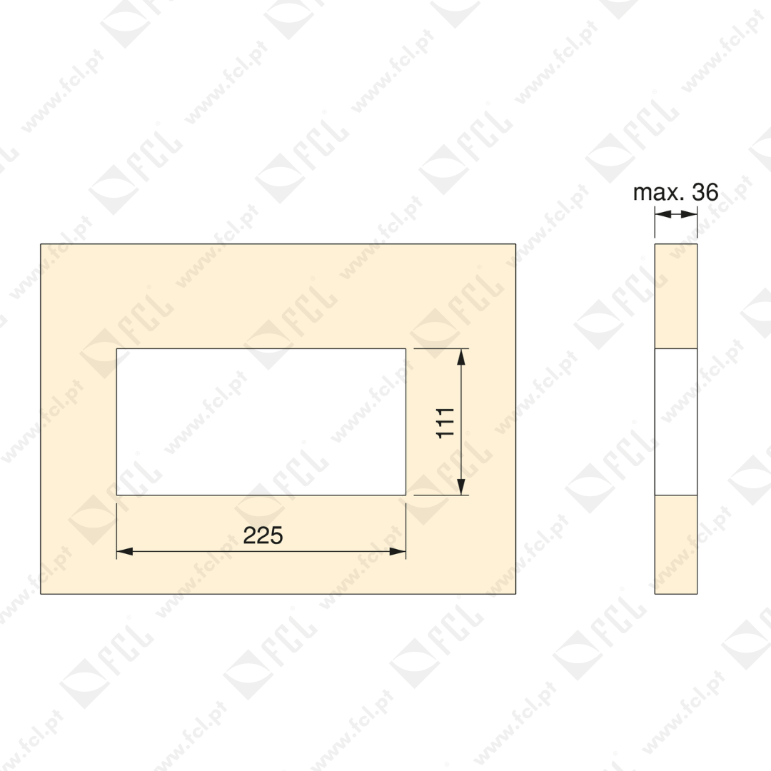 Bloco de tomadas Atom 26 A+C 2- FCL