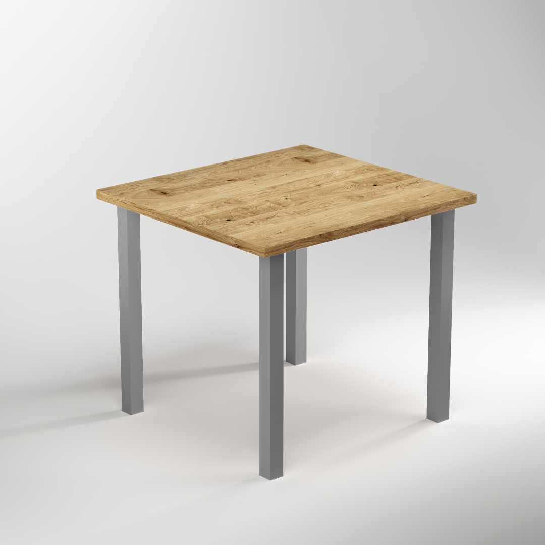 Lote de 4 patas quadradas para mesa 50x50mm Pintado alumínio - FCL
